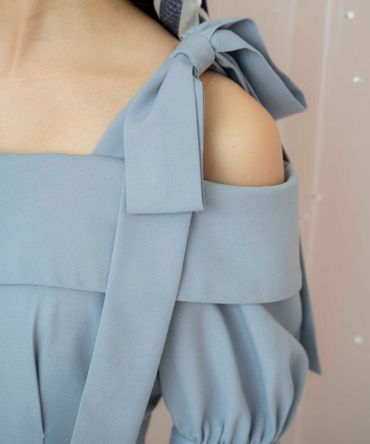 WILLSELECTION「リボンストラップオフショルワンピース」|ワンピース|