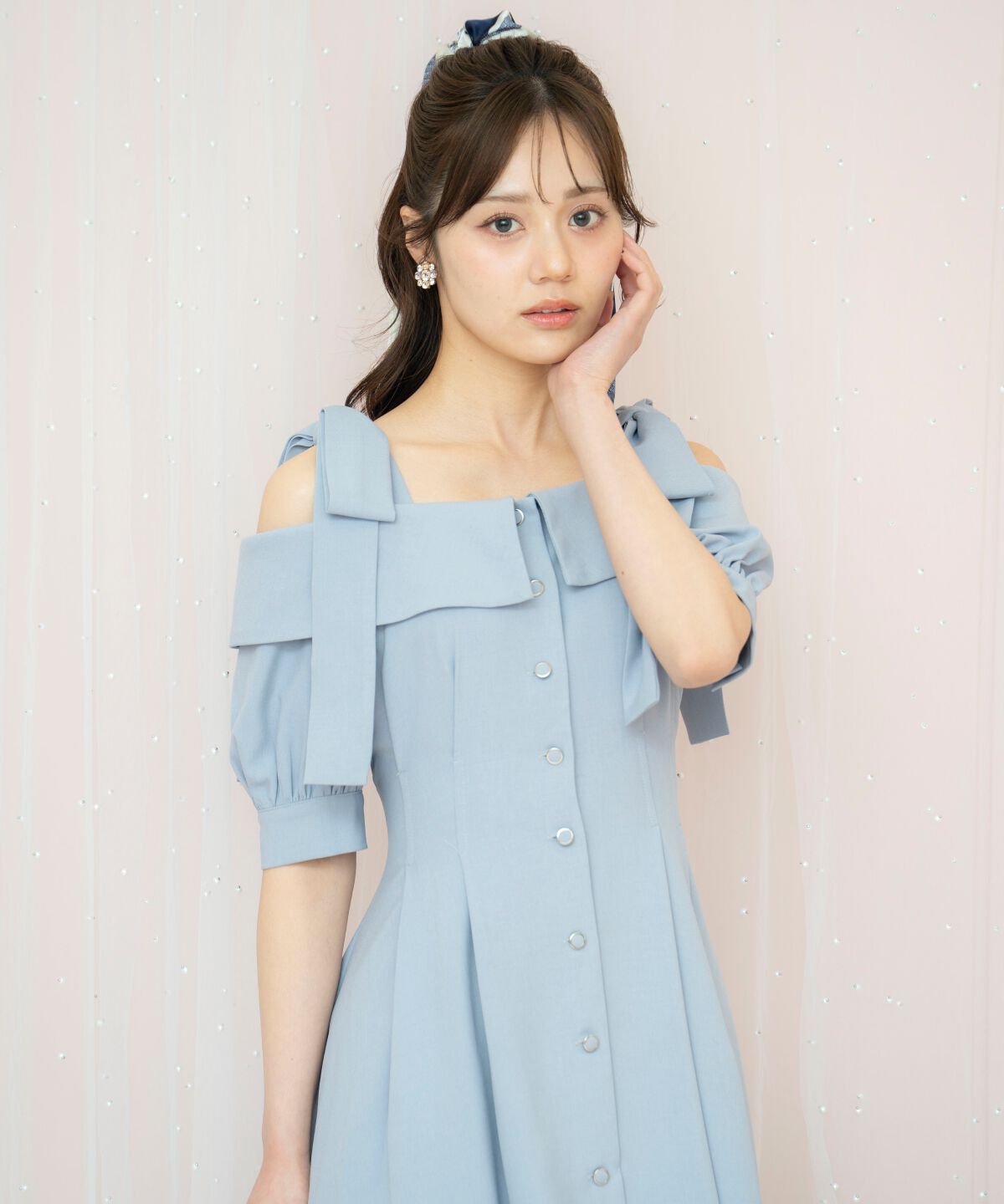 WILLSELECTION「リボンストラップオフショルワンピース」|ワンピース|