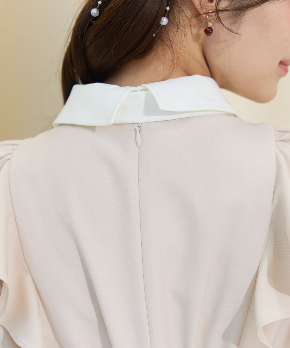 WILLSELECTION「ヨーク切り替えリボンタイマーメイドワンピース」|ワンピース|