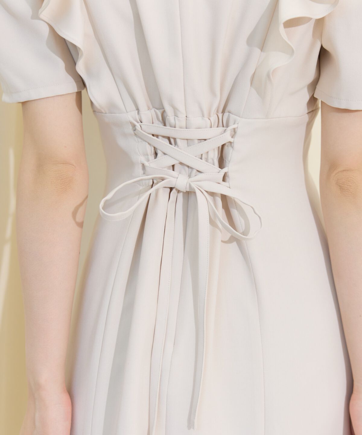 WILLSELECTION「ヨーク切り替えリボンタイマーメイドワンピース」|ワンピース|