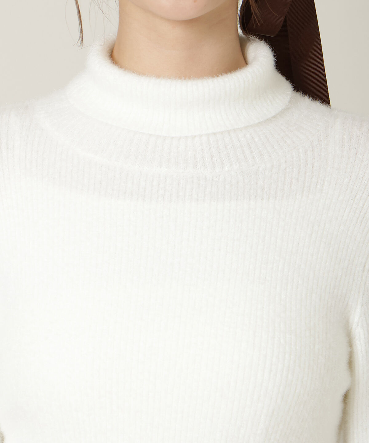 WILLSELECTION「FOXライクヤーンタートルネックプルオーバー」|ニット・セーター|