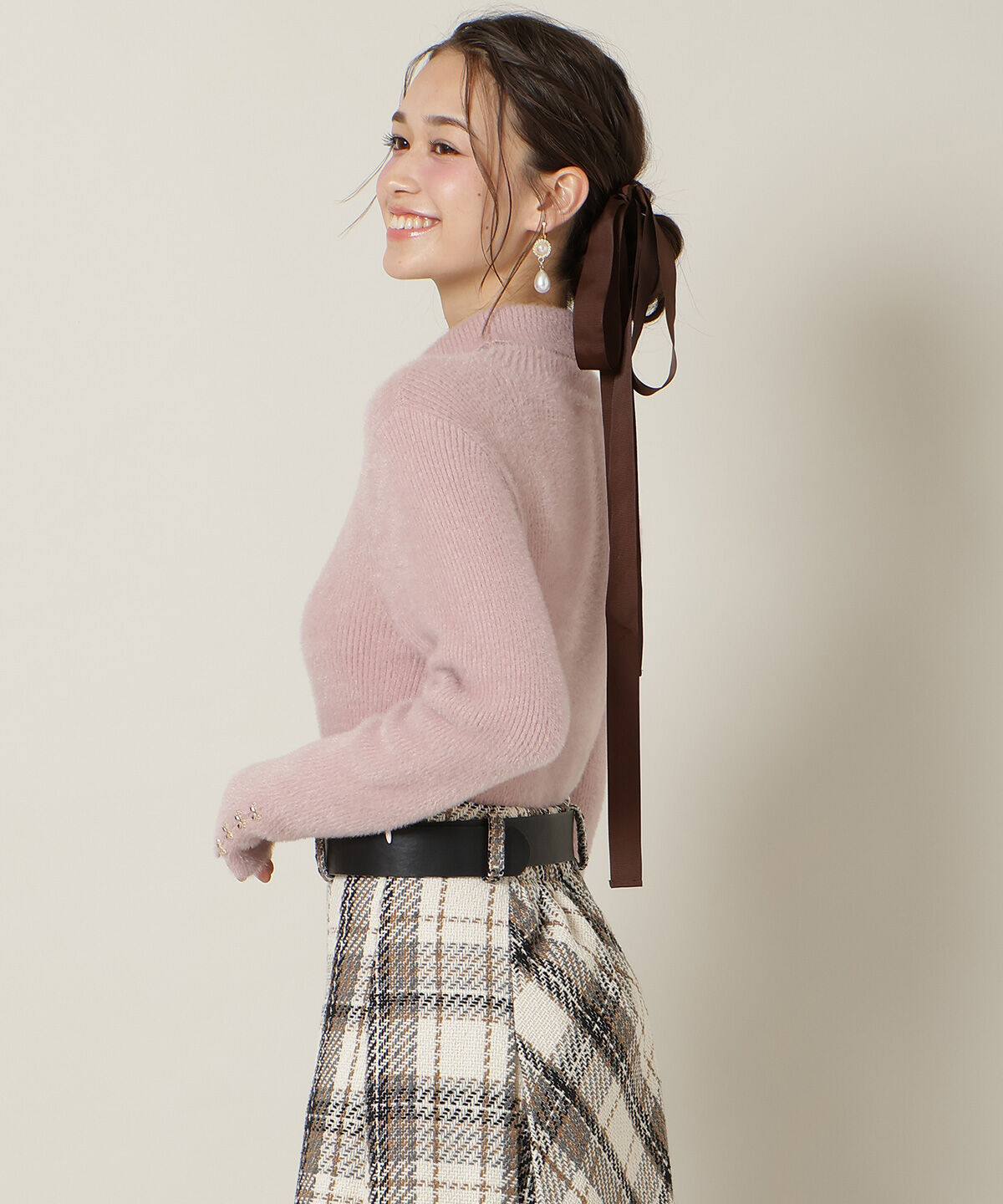 WILLSELECTION「FOXライクヤーンタートルネックプルオーバー」|ニット・セーター|