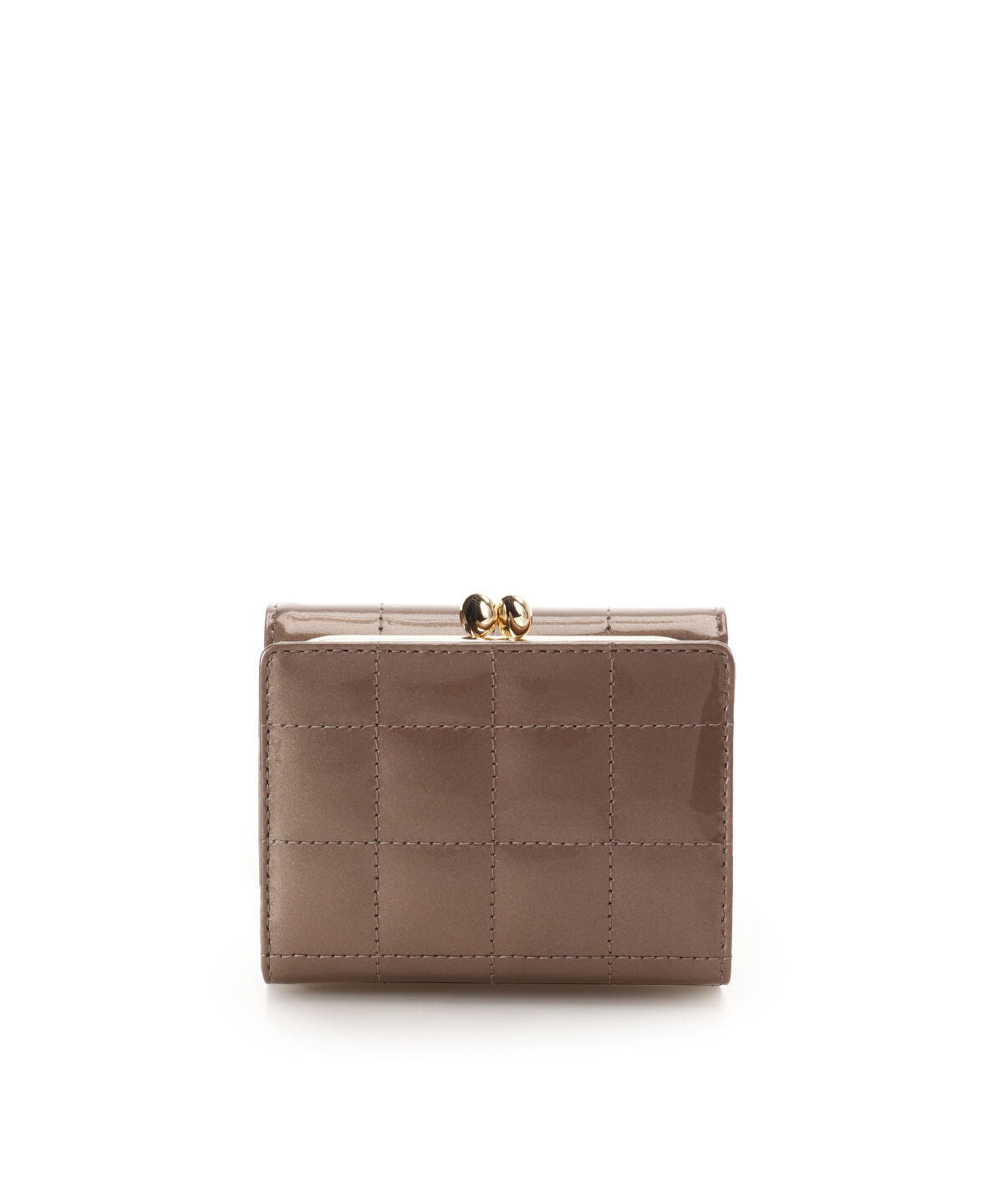 Samantha Thavasa Petit Choice「エナメルキルティング がま口折財布」|財布|