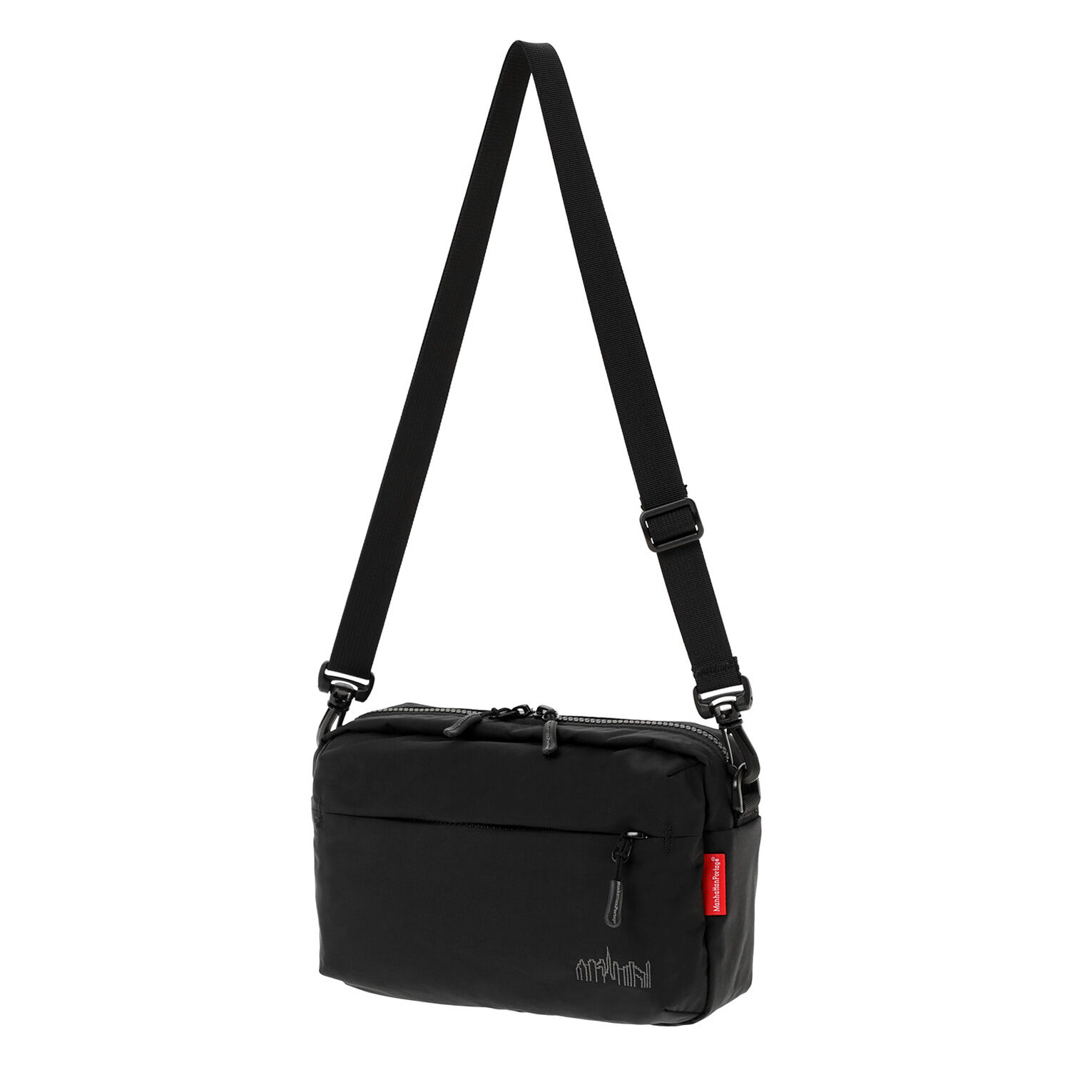 Manhattan Portage「Cityhall Shoulder Bag Nylon Tussah Quill」|ショルダー・メッセンジャー|BLK