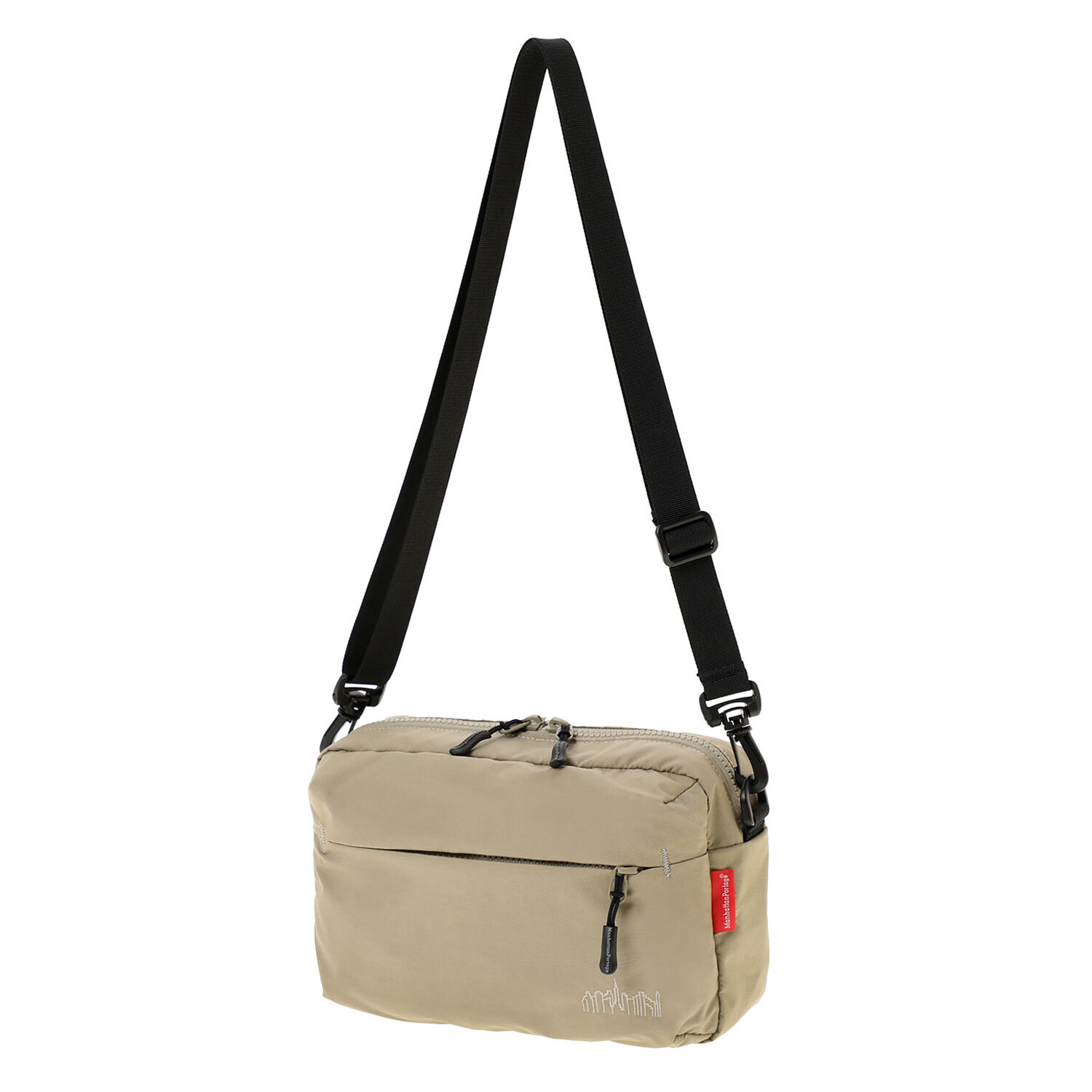 Manhattan Portage「Cityhall Shoulder Bag Nylon Tussah Quill」|ショルダー・メッセンジャー|BEG