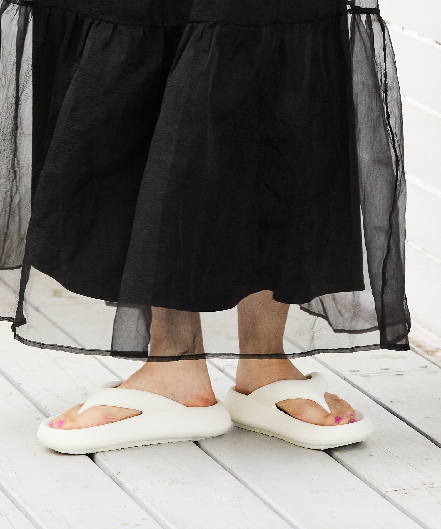 ORiental TRaffic「【リカバリーサンダル】パデットトングサンダル/OT3219 トング サンダル 人気 売れてる トレンド 軽い」|サンダル|