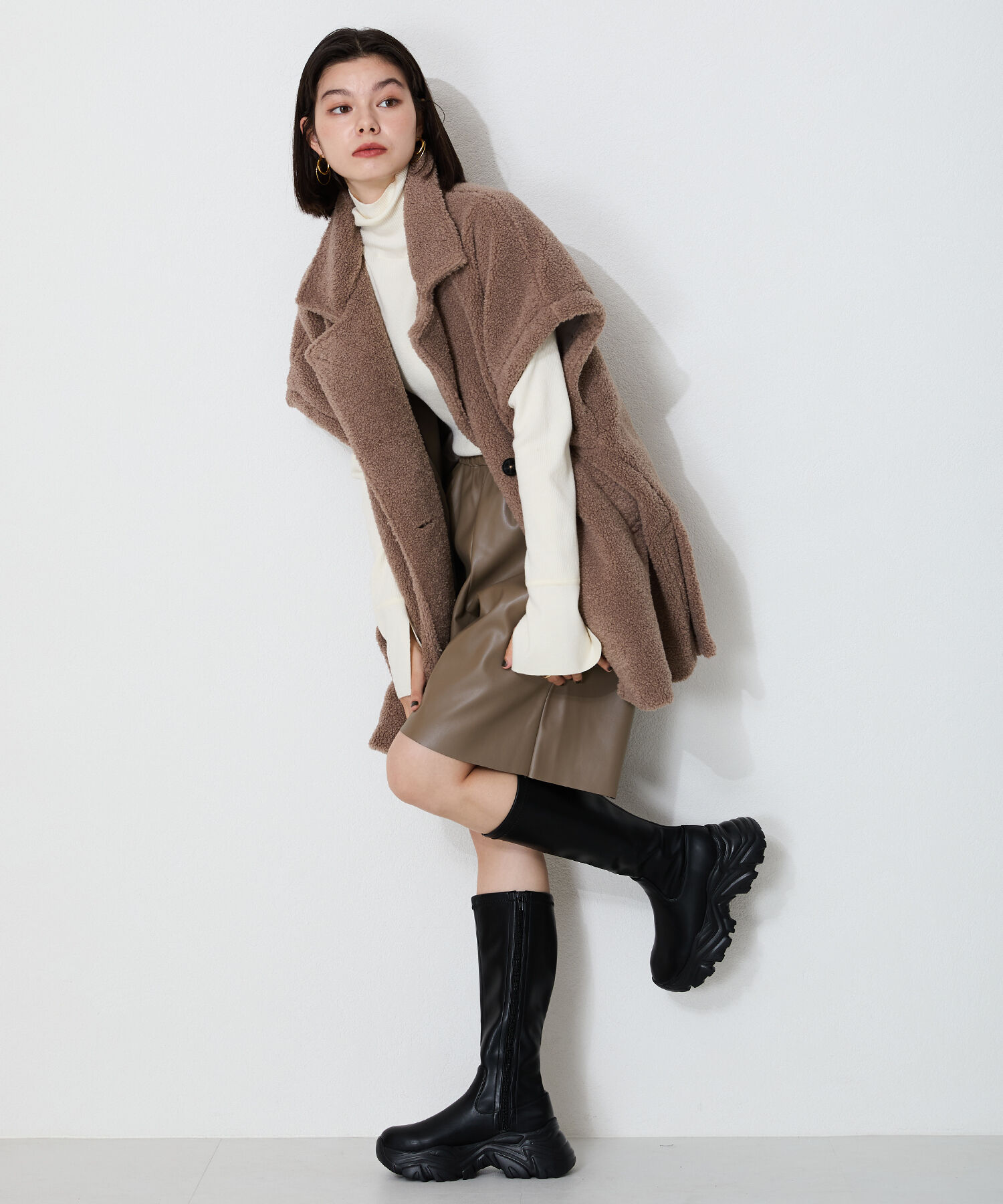 ORiental TRaffic「2024秋冬新作スニーカーソールロングブーツ/41503」|ロングブーツ|