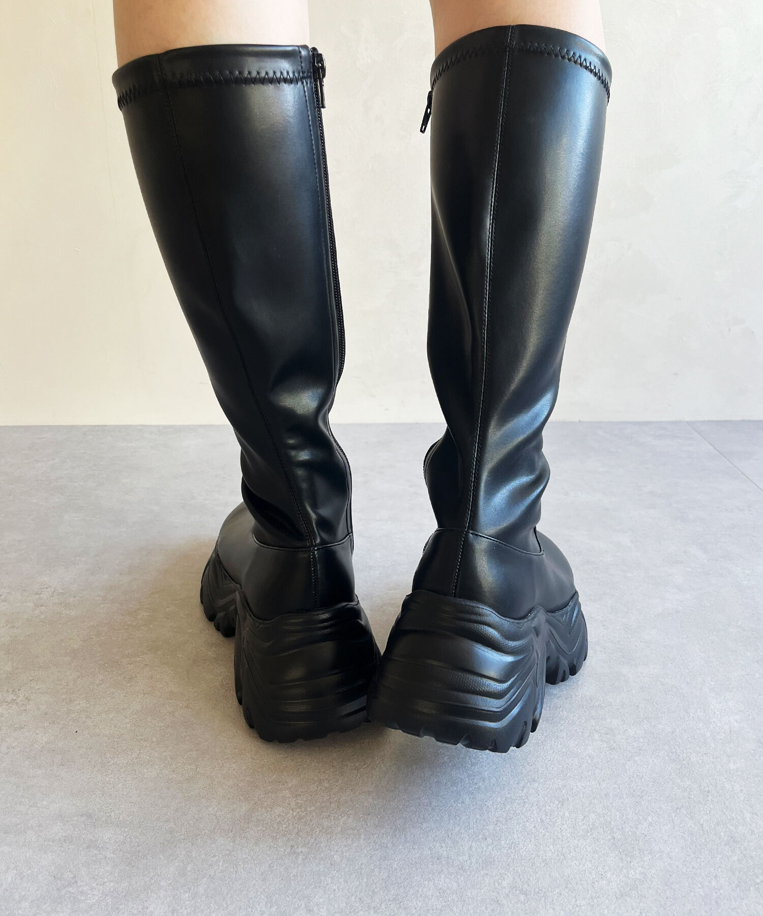 ORiental TRaffic「2024秋冬新作スニーカーソールロングブーツ/41503」|ロングブーツ|