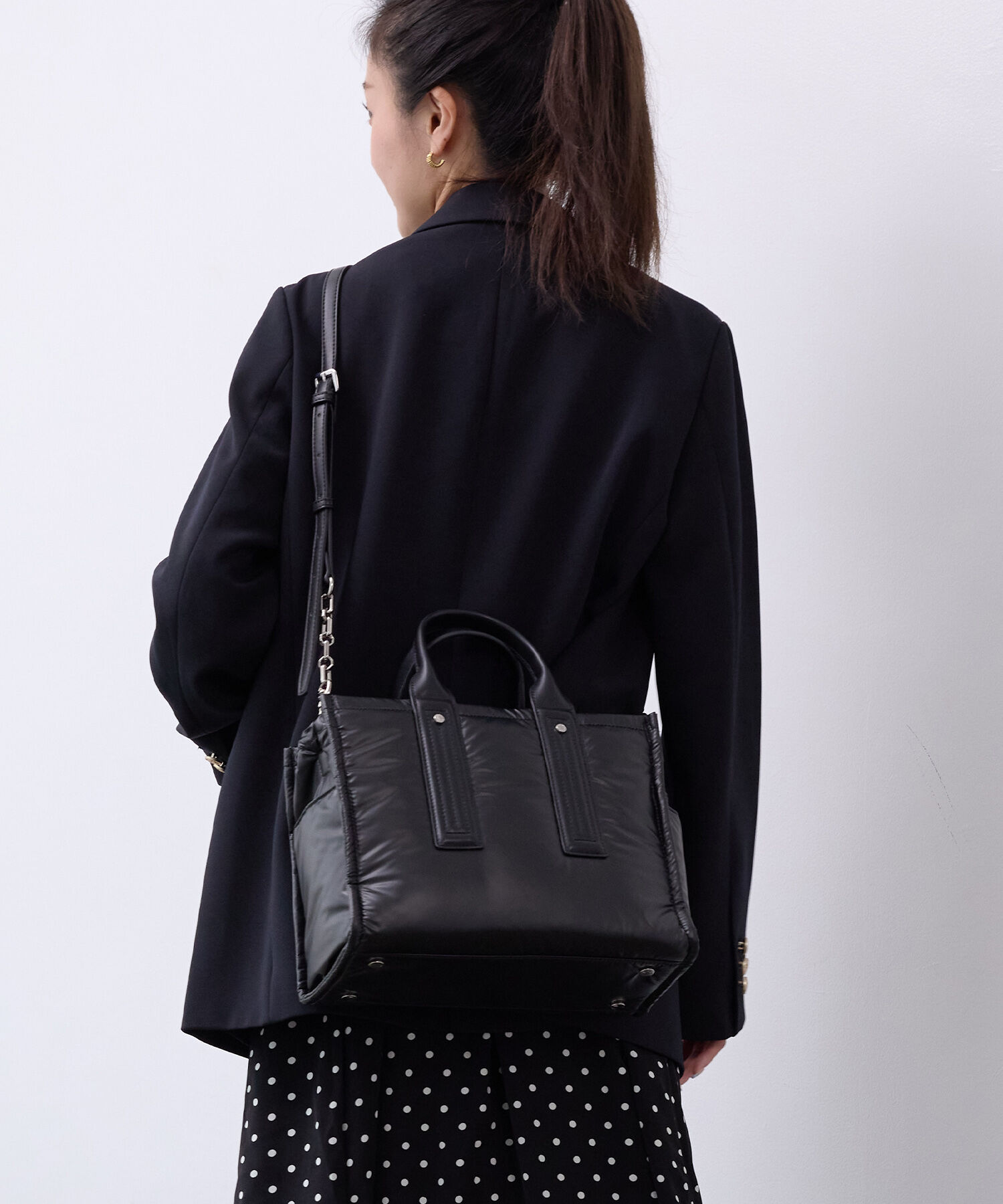 TOPKAPI TREASURE「【TREASURE TOPKAPI】メタリック パデット ショルダー付 トートバッグ」|トートバッグ|