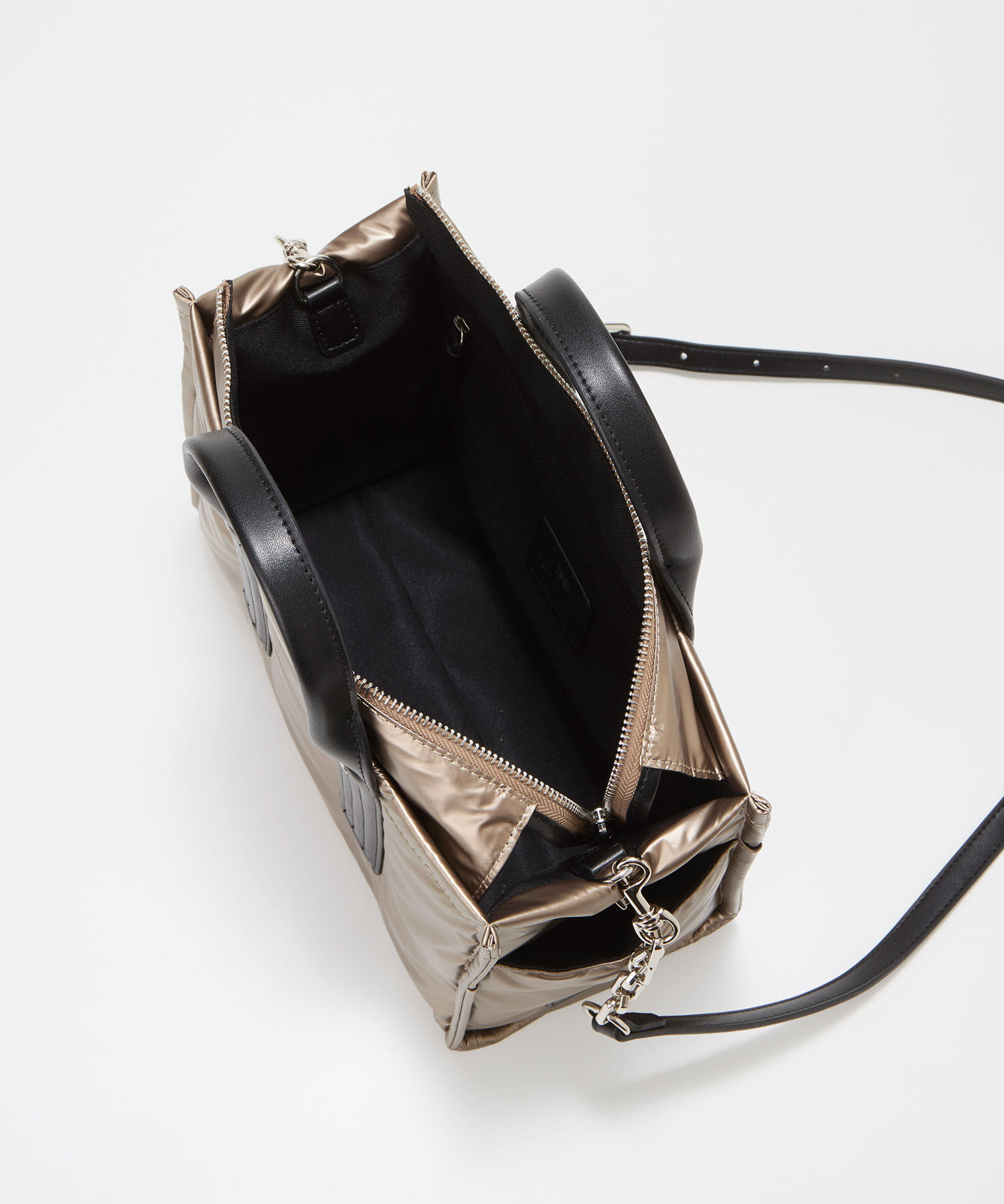 TOPKAPI TREASURE「【TREASURE TOPKAPI】メタリック パデット ショルダー付 トートバッグ」|トートバッグ|