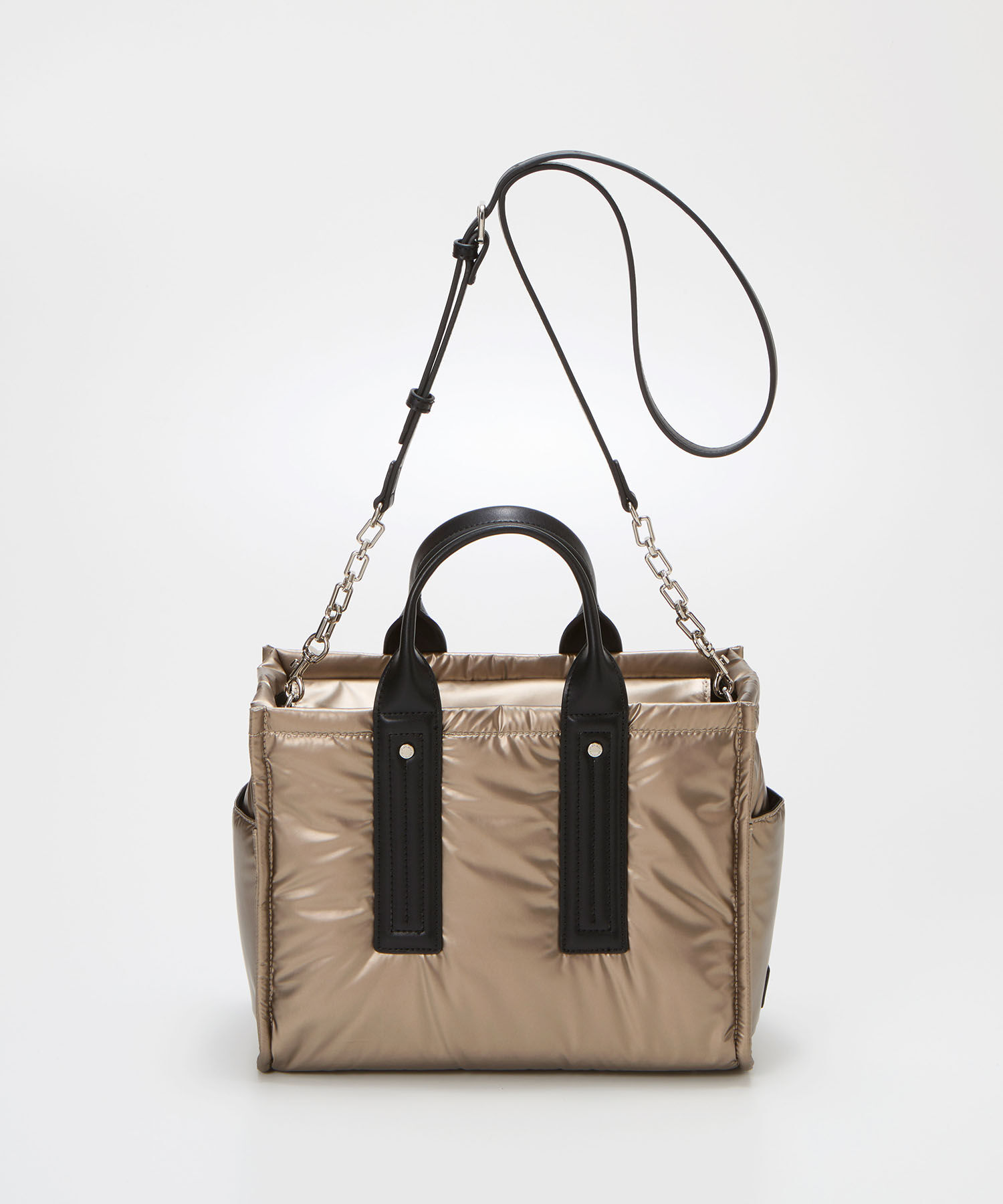 TOPKAPI TREASURE「【TREASURE TOPKAPI】メタリック パデット ショルダー付 トートバッグ」|トートバッグ|