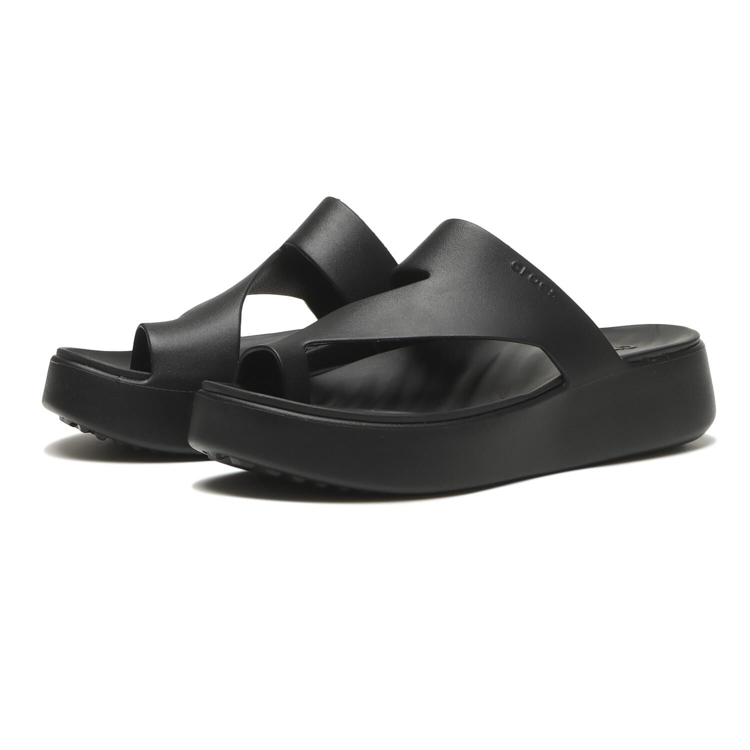crocs「【crocs】GETAWAY PLATFORM TOE LOOP W」|サンダル|