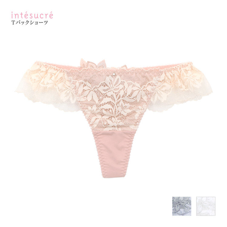intesucre「アンテシュクレ なでしこブラ IBT363ペア Ｔバックショーツ M-L IST363」|インナー|