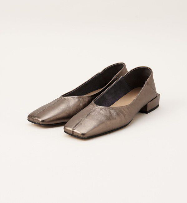 ODETTE E ODILE「スクエアセンターシーム フラット25&darr;&uarr;」|パンプス|