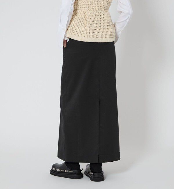 ASTRAET「＜ASTRAET＞ウエストドローコード スリット タイトスカート」|タイト|