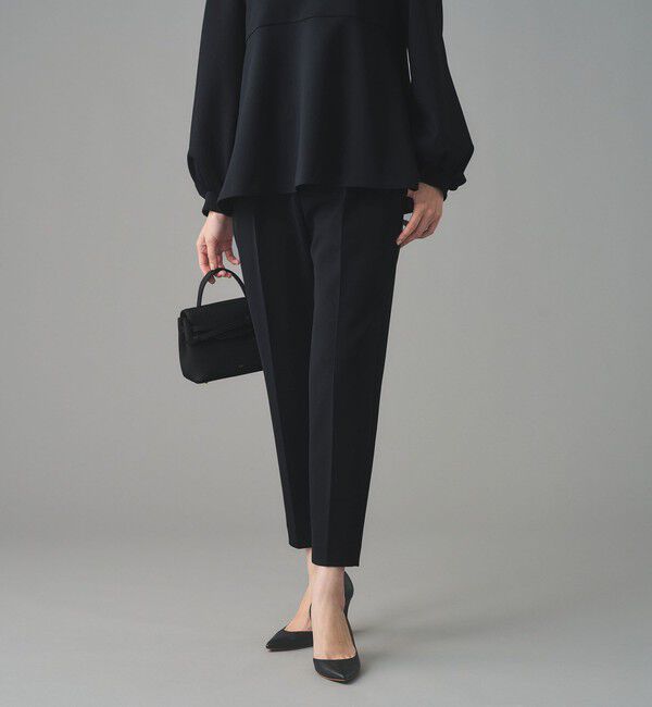 UNITED ARROWS「SPONGY タック テーパードパンツ」|スラックス|