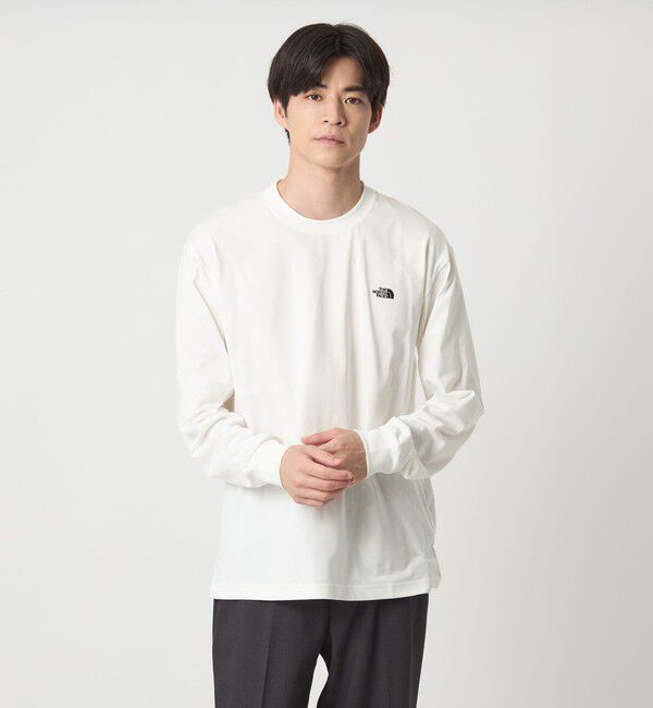 UNITED ARROWS green label relaxing「＜THE NORTH FACE＞ヌプシ ロングスリーブ 長袖 Tシャツ」|Tシャツ・カットソー|OFF WHITE