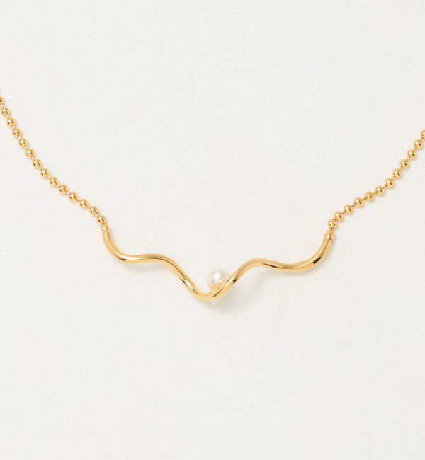 UNITED ARROWS green label relaxing「ウェーブバー ネックレス」|ネックレス|