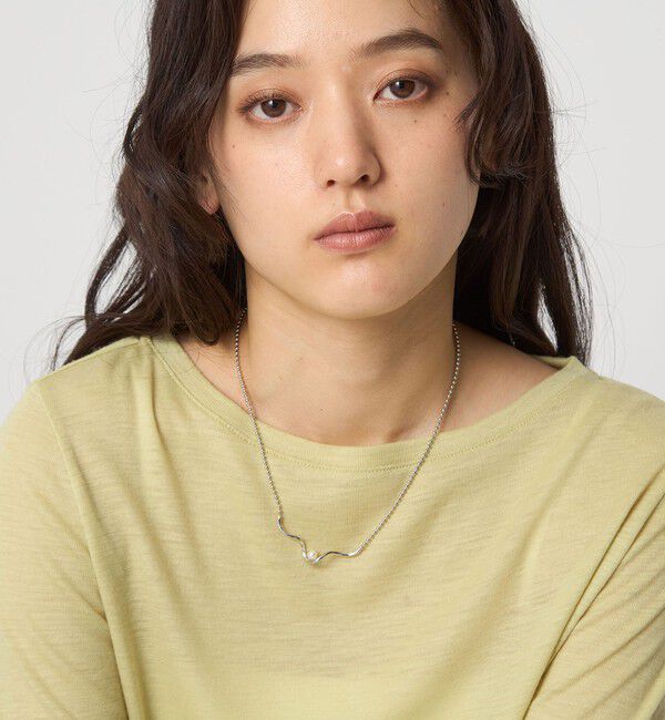 UNITED ARROWS green label relaxing「ウェーブバー ネックレス」|ネックレス|