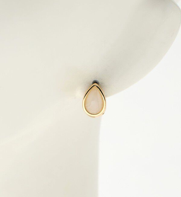 UNITED ARROWS green label relaxing「クリア シズク メタルフレーム ピアス 2」|ピアス|