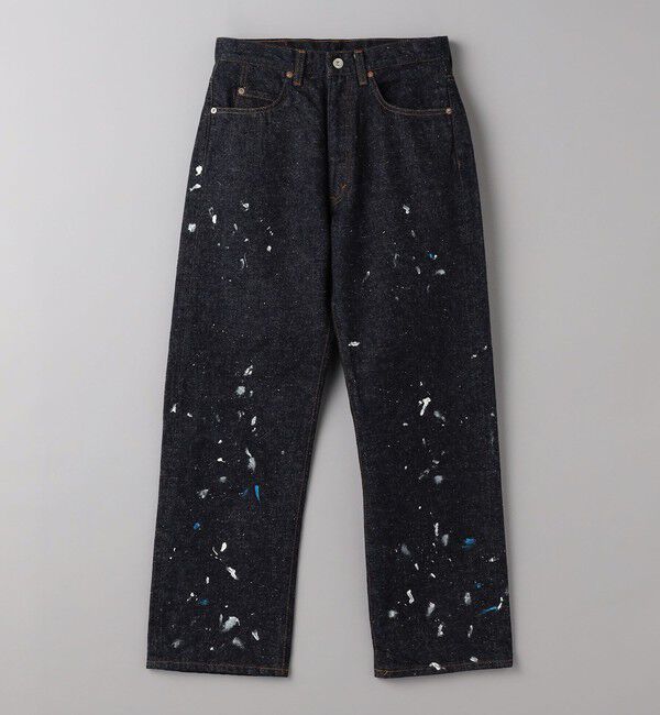 BEAUTY&YOUTH UNITED ARROWS「＜BONNY WOVEN＞ペイント デニムパンツ」|デニム|NAVY
