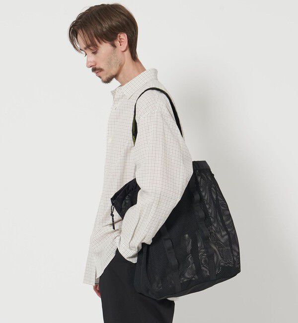 BEAUTY&YOUTH UNITED ARROWS「＜WEEKEND(ER)＞ メッシュ トートバッグ」|トートバッグ|BLACK