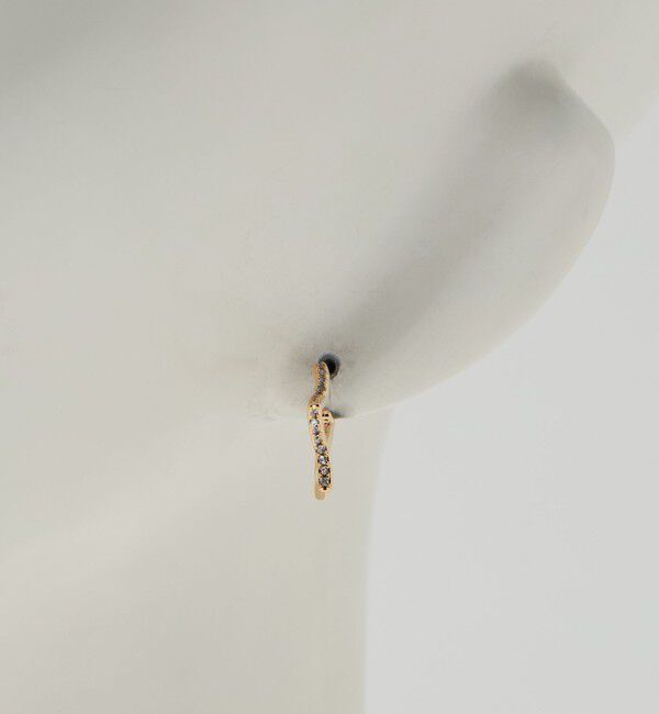 BEAUTY&YOUTH UNITED ARROWS「キュービックジルコニア ライン スター ピアス」|ピアス|