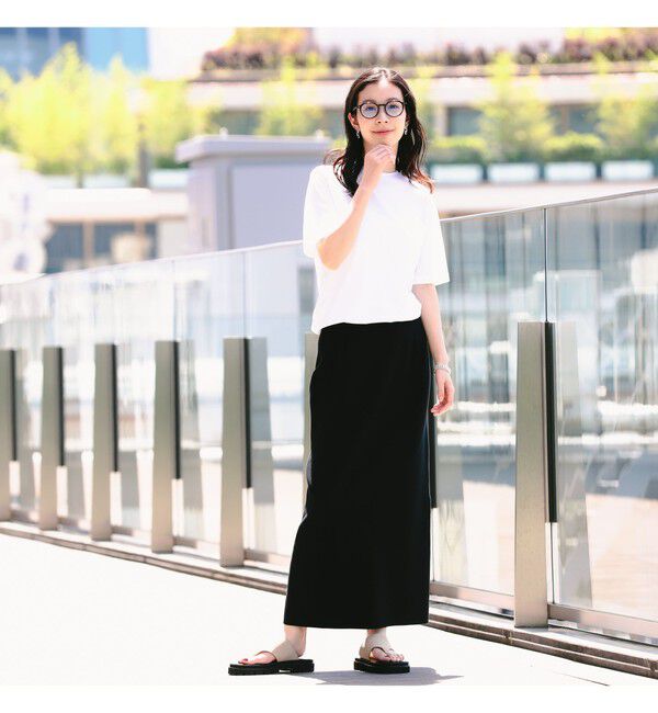 Demi-Luxe BEAMS 「ATON / ORGANIC FRESCA Tシャツ」|Tシャツ・カットソー|