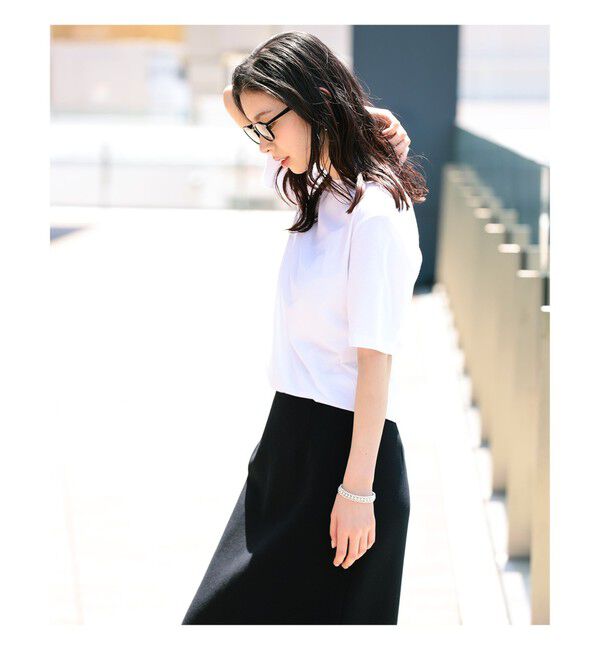 Demi-Luxe BEAMS 「ATON / ORGANIC FRESCA Tシャツ」|Tシャツ・カットソー|