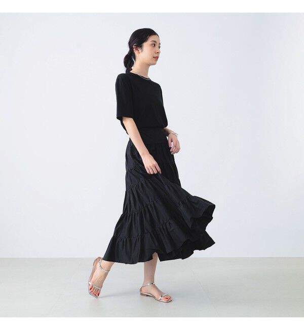 Demi-Luxe BEAMS 「ATON / ORGANIC FRESCA Tシャツ」|Tシャツ・カットソー|