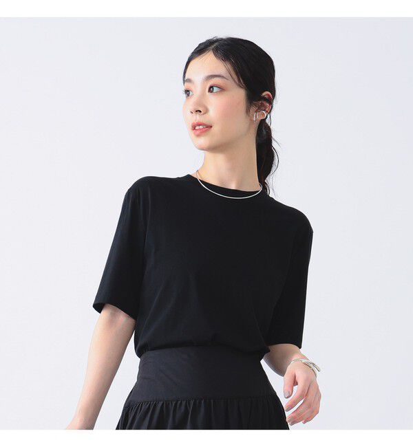 Demi-Luxe BEAMS 「ATON / ORGANIC FRESCA Tシャツ」|Tシャツ・カットソー|