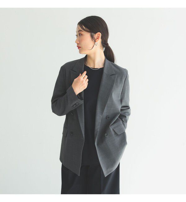 Demi-Luxe BEAMS 「Oggi &times; Demi-Luxe BEAMS / ボクシー テーラードジャケット」|ダッフルコート|