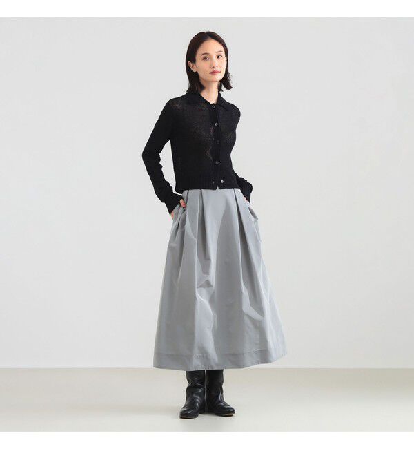 Demi-Luxe BEAMS 「シルバー タックスカート」|スカート|