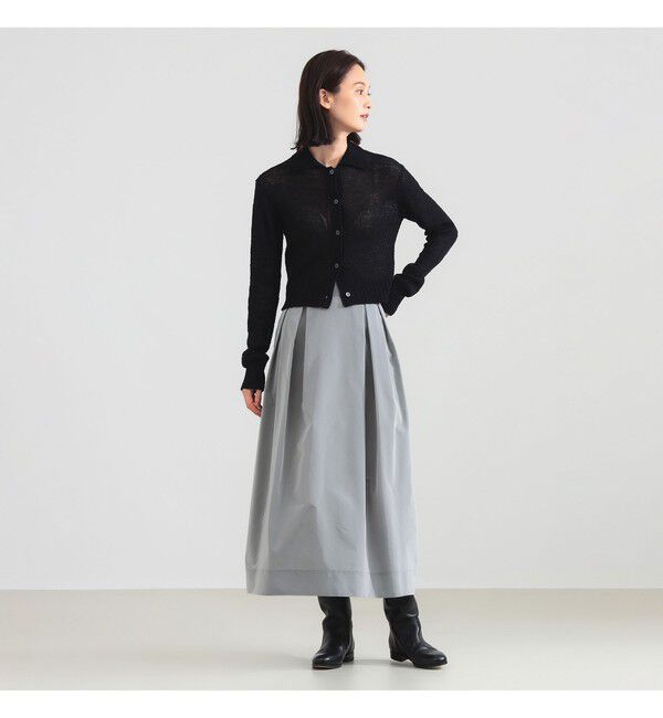 Demi-Luxe BEAMS 「シルバー タックスカート」|スカート|