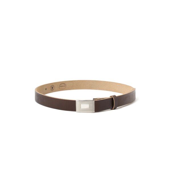 BEAMS PLUS「Plate Belt Horween Leather」|ベルト|BROWN