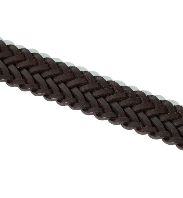 BEAMS PLUS「Leather Mesh Belt」|ベルト|