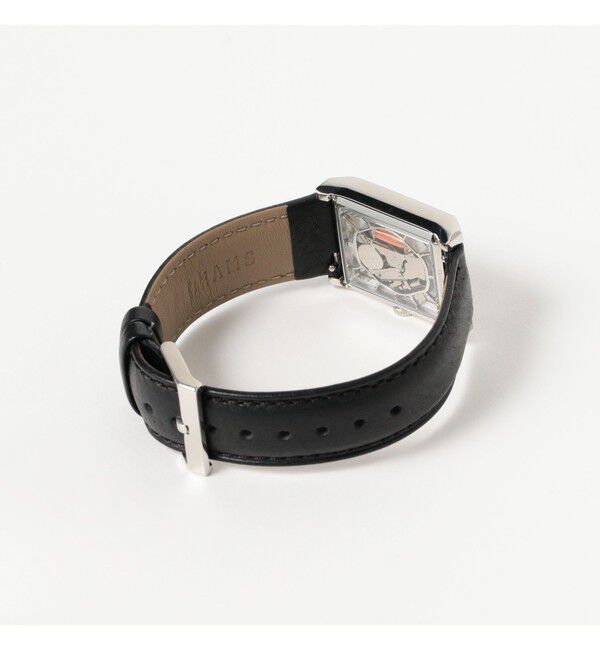 BEAMS「スケルトン スクエア ウォッチ」|腕時計|