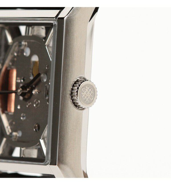 BEAMS「スケルトン スクエア ウォッチ」|腕時計|