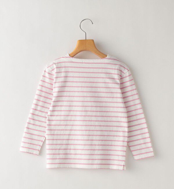 SHIPS KIDS「SHIPS KIDS:100～130cm / リサイクルコットン ボーダー 長袖 TEE」|Tシャツ・カットソー|