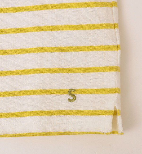 SHIPS KIDS「SHIPS KIDS:100～130cm / リサイクルコットン ボーダー 長袖 TEE」|Tシャツ・カットソー|