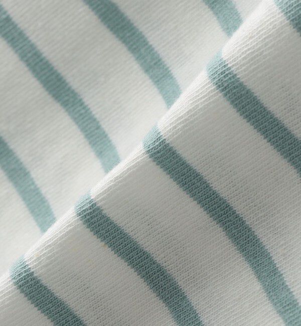 SHIPS KIDS「SHIPS KIDS:100～130cm / リサイクルコットン ボーダー 長袖 TEE」|Tシャツ・カットソー|