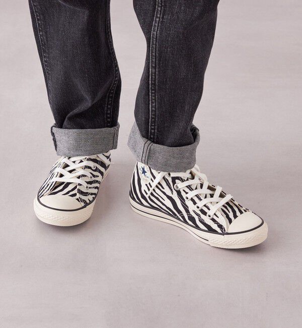 SHIPS any「CONVERSE: CHILD ALLSTAR ゼブラ ハイカット スニーカー」|スニーカー|オフホワイト