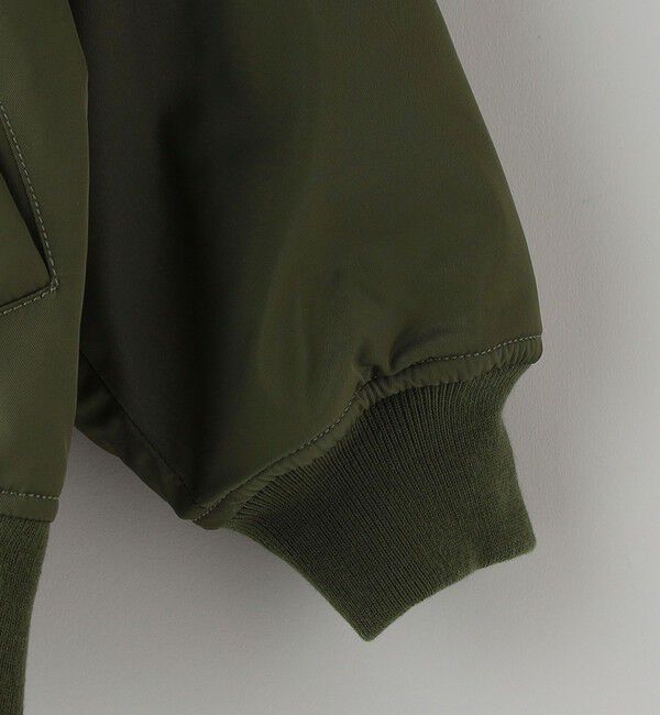 SHIPS KIDS「SHIPS KIDS:100～130cm / MA-1 キルティング フード ジャケット」|ミリタリージャケット|