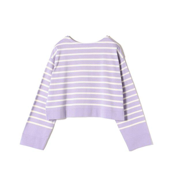 SHIPS for women「〈手洗い可能〉前後2WAY TOKUSHIMA ボーダー ニット 24SS ◇」|ニット・セーター|