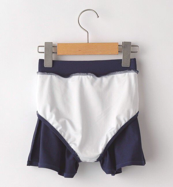 SHIPS KIDS「SHIPS KIDS:120～150cm / ギンガムチェック 無地 セパレート スイム ウェア」|コンビネゾン|