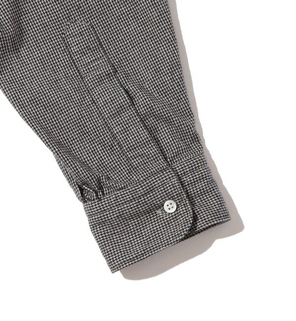SHIPS「Southwick Gate Label: バンドカラー プルオーバー ハウンドトゥース ネルシャツ」|シャツ・ブラウス|
