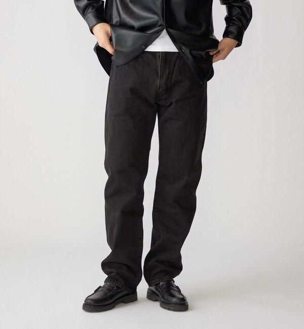 SHIPS「Levi&rsquo;s: 555 RELAXED STRAIGHT」|デニム|ブラック