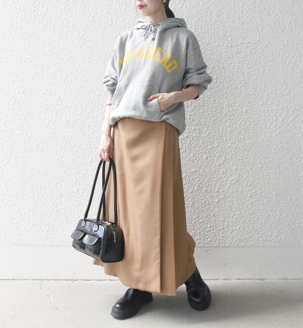 SHIPS any「SHIPS any:〈洗濯機可能〉ウーステッド ミニベルト プリーツ スカート」|スカート|