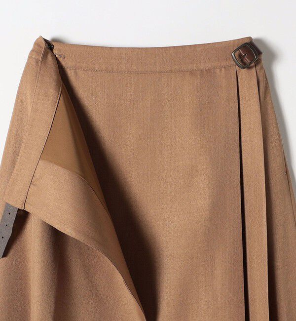 SHIPS any「SHIPS any:〈洗濯機可能〉ウーステッド ミニベルト プリーツ スカート」|スカート|