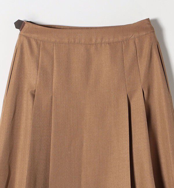 SHIPS any「SHIPS any:〈洗濯機可能〉ウーステッド ミニベルト プリーツ スカート」|スカート|